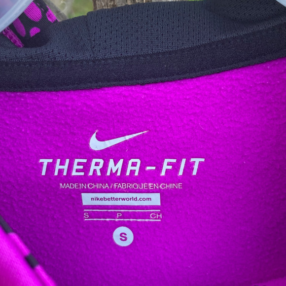Nike purple Therma-Fit Pullover Hoodie with Pockets, Sz S Very comfy and cozy! - Picture 2 of 3